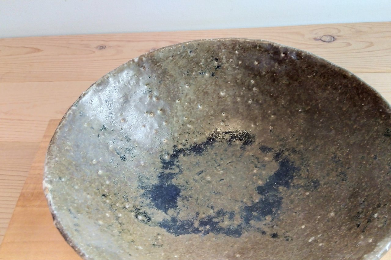 楕円大鉢（ブロンズ色）